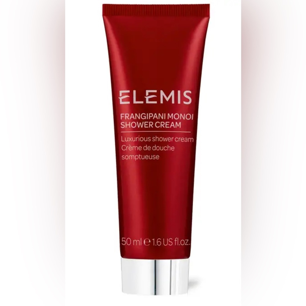 ELEMIS Frangipani Monoi Shower Cream in Deep Red